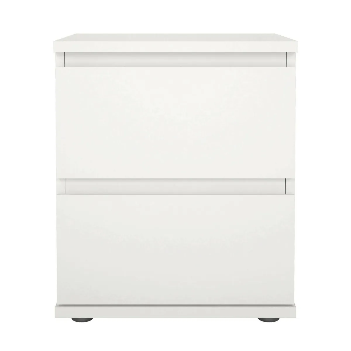 Comodini > Dmora Comodino 1 ripiano 40x34x48h cm - Albregio Bianco