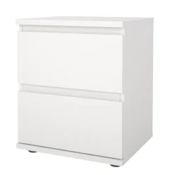 Comodini > Dmora Comodino 1 ripiano 40x34x48h cm - Albregio Bianco