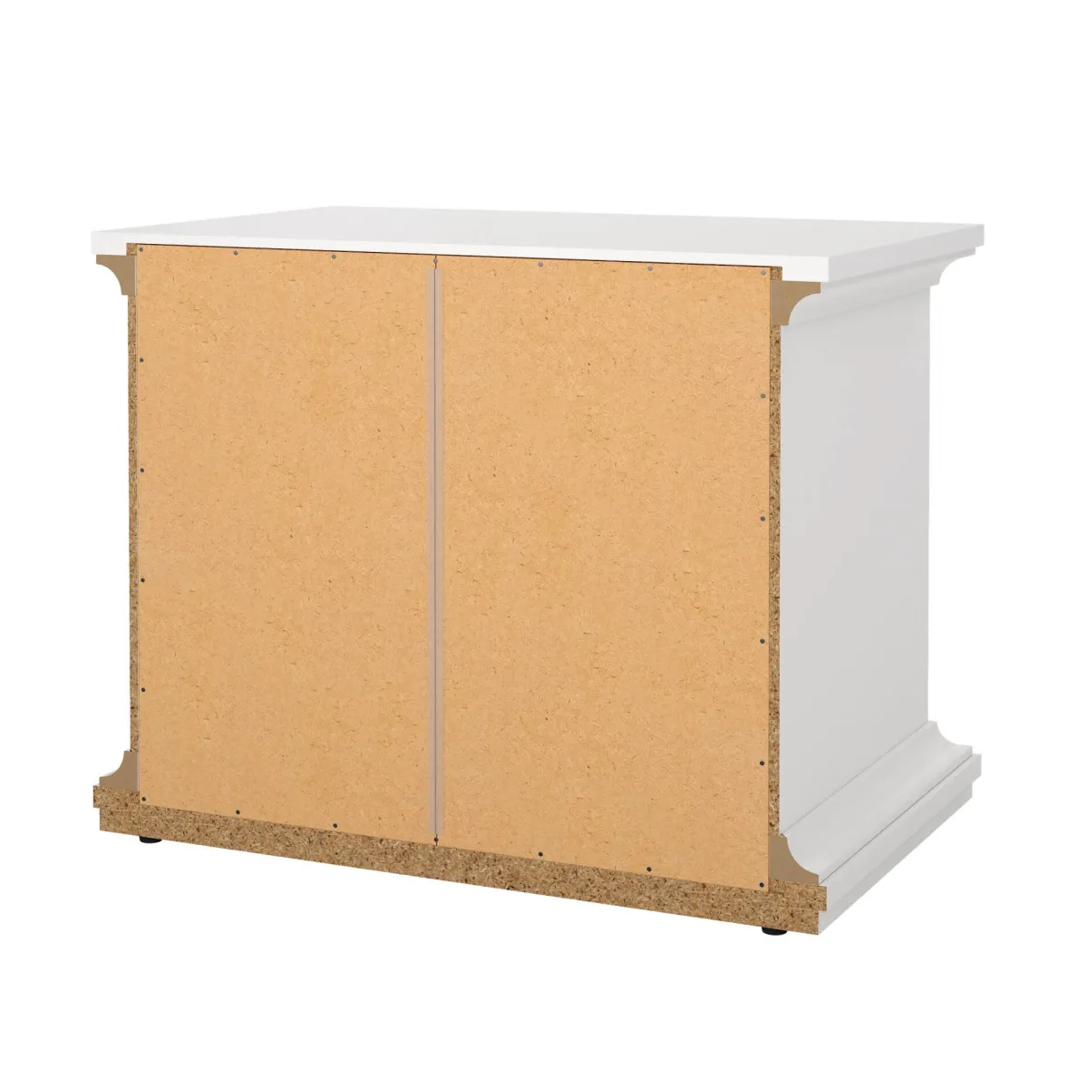 Comodini > Dmora Comodino 1 ripiano 62x40x49h cm - Almera Bianco