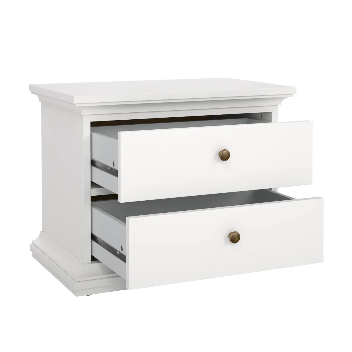 Comodini > Dmora Comodino 1 ripiano 62x40x49h cm - Almera Bianco