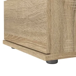 Comodino 1 ripiano quercia 40x34x48h cm - Albregio