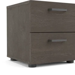 Comodini > Dmora Comodino 1 ripiano rovere 40x40x42h cm - Argelato Marrone Rovere