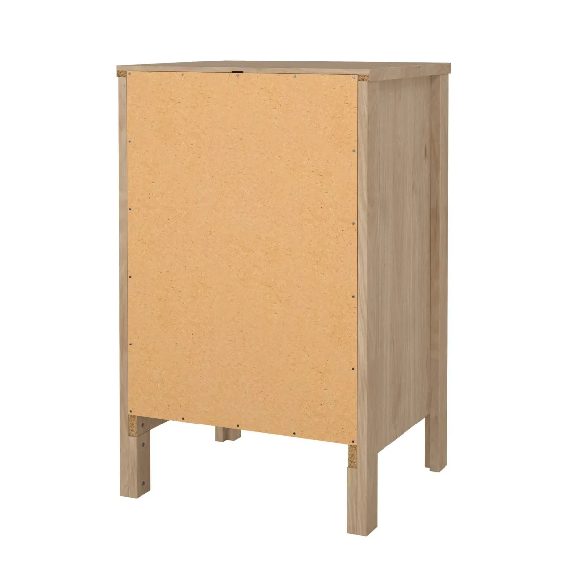 Comodini > Dmora Comodino 1 ripiano rovere 50x34x46h cm - Banyan Marrone Rovere