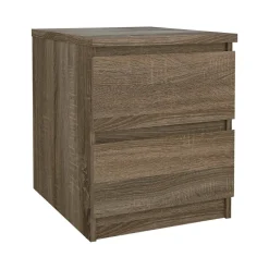 Comodino 1 ripiano rovere 50x40x49h cm - Daiki