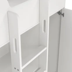 Composizioni Camera Da Letto > Dmora Composizione Camera da Letto Reversibile per Cameretta 90x54x79h cm, Misure Elementi Scrivania: 90x54h79, Libreria: 52x25h180 cm - Gaggi Rosa