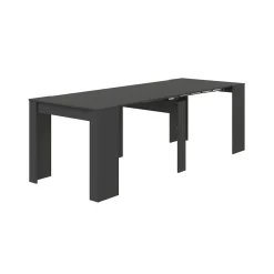 Consolle allungabile elegante 4-10 posti antracite - Abicitren
