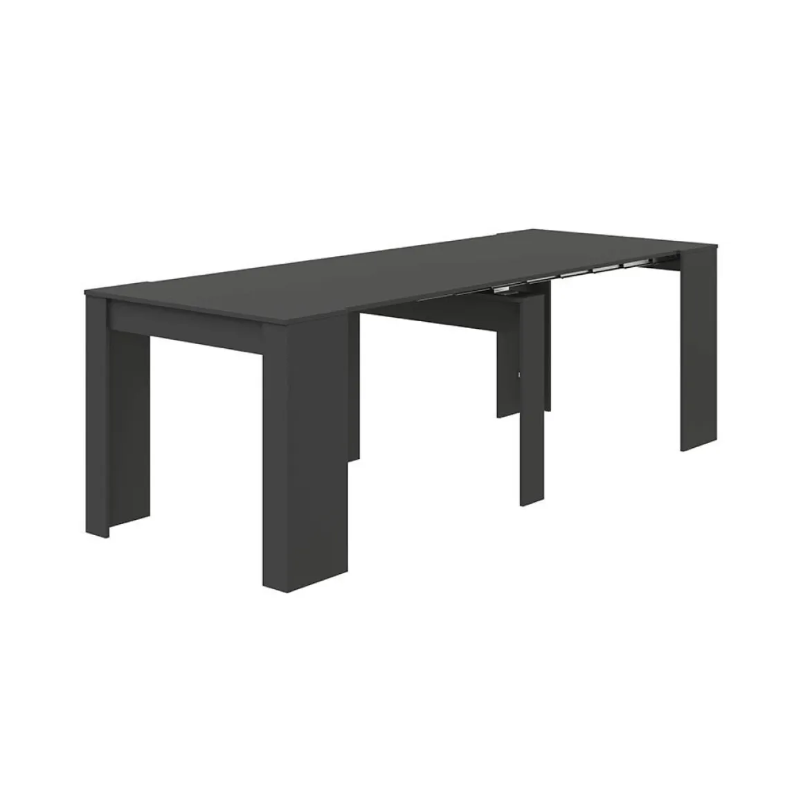 Consolle allungabile elegante 4-10 posti antracite - Abicitren