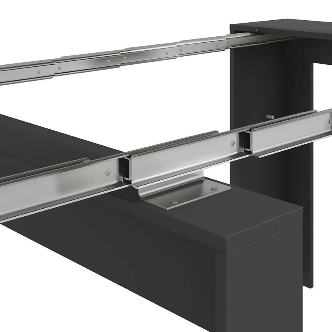 Consolle allungabile elegante 4-10 posti antracite - Abicitren