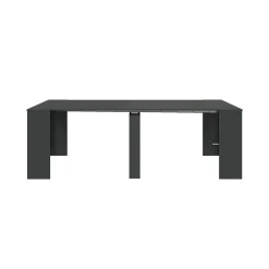 Consolle allungabile elegante 4-10 posti antracite - Abicitren