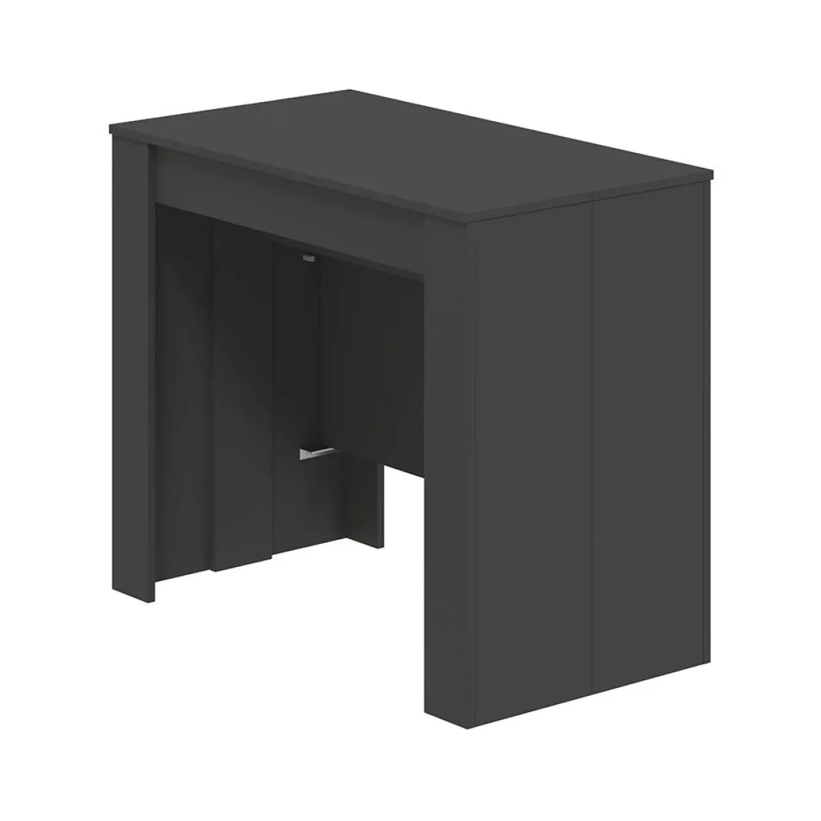 Consolle allungabile elegante 4-10 posti antracite - Abicitren