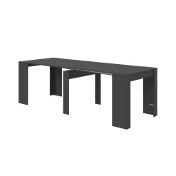 Consolle allungabile elegante 4-10 posti antracite - Abicitren