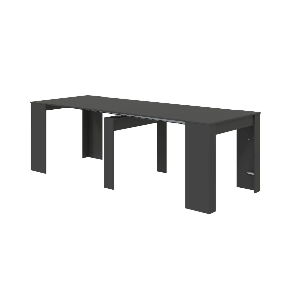 Consolle allungabile elegante 4-10 posti antracite - Abicitren