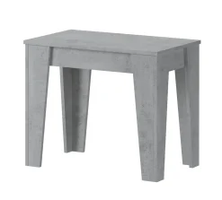 Consolle|Consolle Allungabili > Dmora Consolle Allungabile Allungabile 12 Posti 305.6x90x75.2h cm, Meccanismo Estensione Allunghe Centrali - Gizio Grigio Cemento