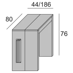 Consolle|Consolle Allungabili > Dmora Consolle Allungabile Allungabile 12 Posti 305.6x90x75.2h cm, Meccanismo Estensione Allunghe Centrali - Gizio Marrone Olmo