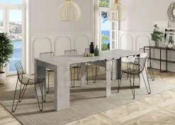 Consolle|Cucina > Dmora Consolle allungabile moderna 4-10 posti cemento - Abicitren Grigio Cemento