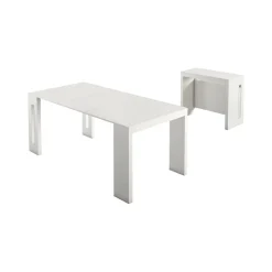 Consolle allungabile moderna 4-8 posti bianco - Akam
