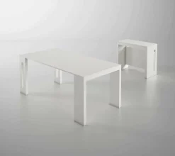 Consolle allungabile moderna 4-8 posti bianco - Akam