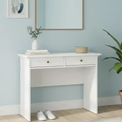 Consolle classica 102x41x80h cm bianco - Barile