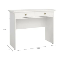 Consolle classica 102x41x80h cm bianco - Barile