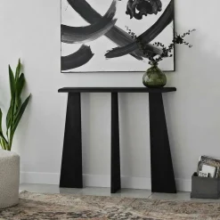 Consolle design 100x28x83h cm antracite - TomoeGozen