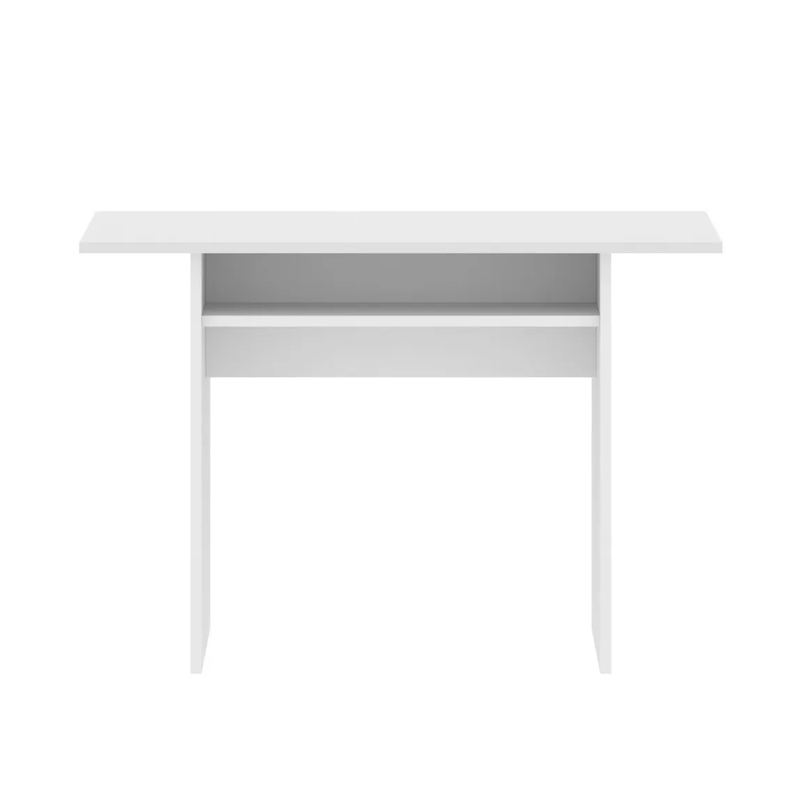 Consolle estensibile minimal 4-6 posti bianco - Adella