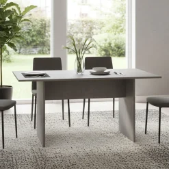 Consolle|Cucina > Dmora Consolle estensibile 4-8 posti cemento - Agrippino Grigio Cemento