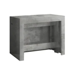 Consolle|Cucina > Dmora Consolle estensibile 4-12 posti - Anello Grigio