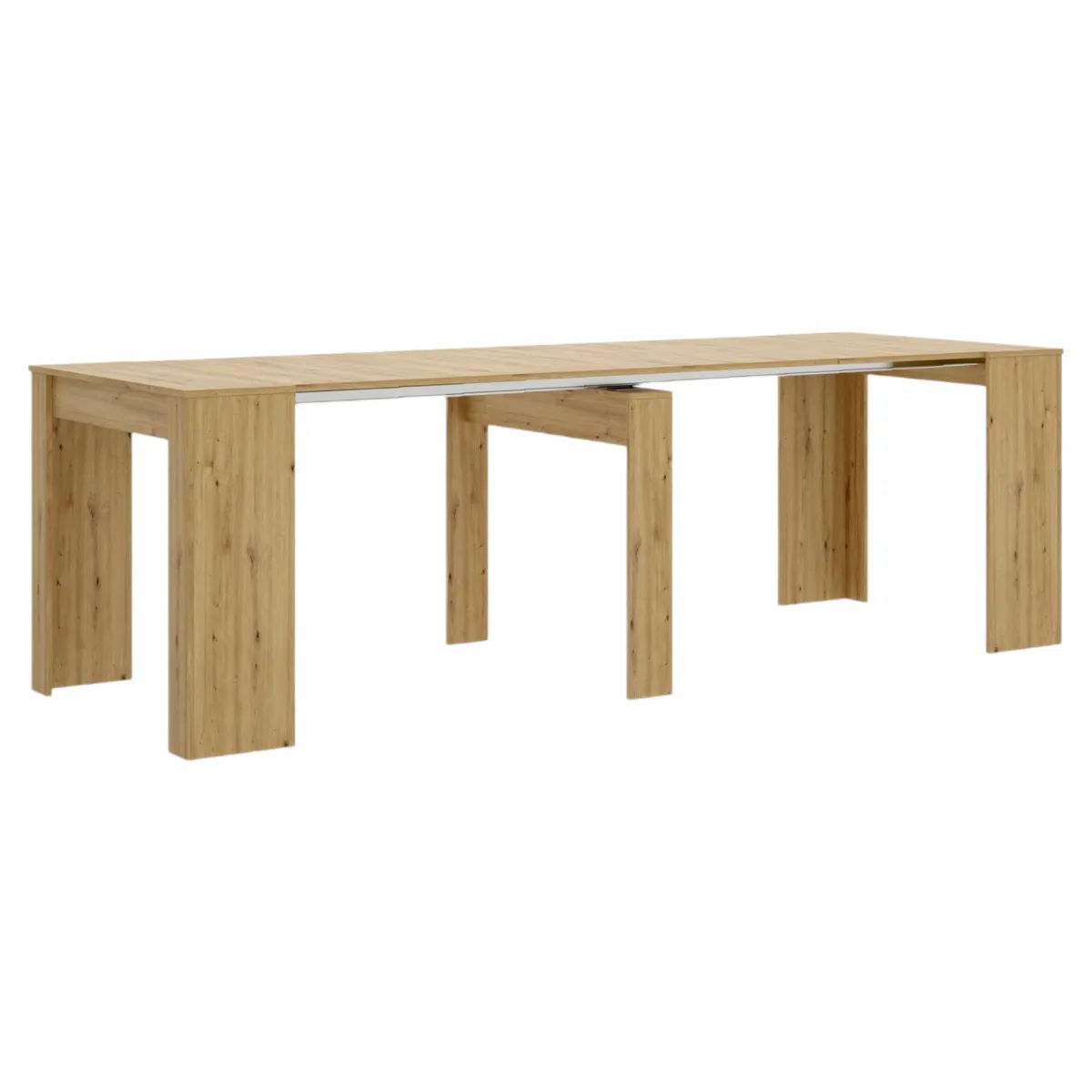 Cucina|Salotto > Dmora Consolle estensibile 4-12 posti rovere nodi - Alej Marrone Rovere Nodi