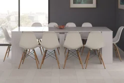 Consolle|Cucina > Dmora Consolle estensibile sala da pranzo 4-10 posti - Abicitren Bianco Lucido