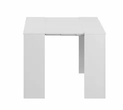 Consolle|Cucina > Dmora Consolle estensibile sala da pranzo 4-10 posti - Abicitren Bianco Lucido