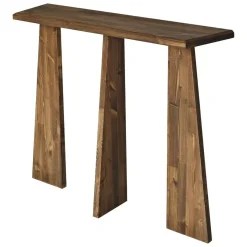 Consolle in legno 100x28x83h cm noce - TomoeGozen