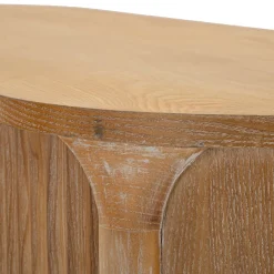 Consolle Marrone Ciliegio oro 2 Ripiani Effetto Invecchiato con 1 Cassetto 110x40x80h cm, Materiale Struttura in Metallo - Faliha