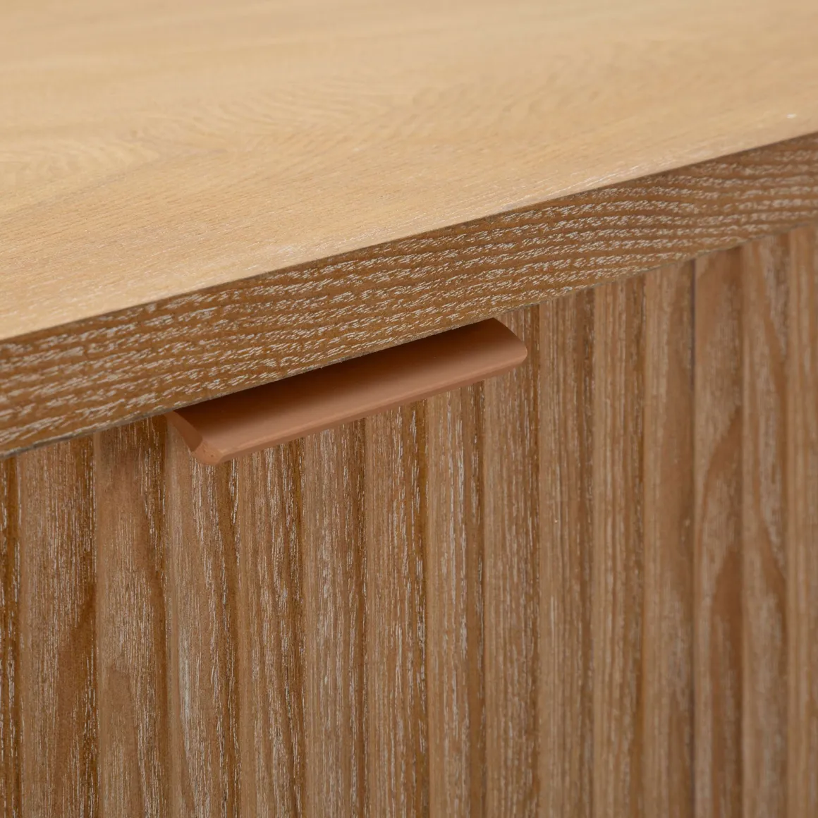 Consolle Marrone Ciliegio oro 2 Ripiani Effetto Invecchiato con 1 Cassetto 110x40x80h cm, Materiale Struttura in Metallo - Faliha