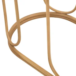 Consolle > Dmora Consolle un Ripiano Struttura Effetto Bamboo 110x32x77h cm, Materiale Struttura in Legno - Tiznit Marrone