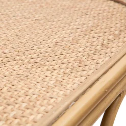 Consolle > Dmora Consolle un Ripiano Struttura Effetto Bamboo 110x32x77h cm, Materiale Struttura in Legno - Tiznit Marrone
