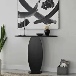 Consolle moderna 100x30x81h cm antracite - Assuntina