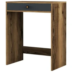 Consolle|Salotto > Dmora Consolle moderna 70x84x40h cm noce e antracite - Bedonia Nero Antracite, Marrone Noce