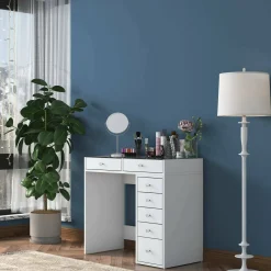 Consolle > Dmora Consolle salvaspazio 90x44x79h cm - Sulmona Bianco