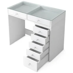 Consolle > Dmora Consolle salvaspazio 90x44x79h cm - Sulmona Bianco