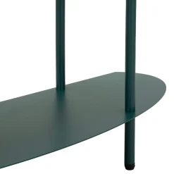 Consolle > Dmora Consolle 4 Ripiani Colore Ripiano Verde 10x42x132h cm, Sfumatura Colore Struttura Ottanio - Gamisi Verde Ottanio