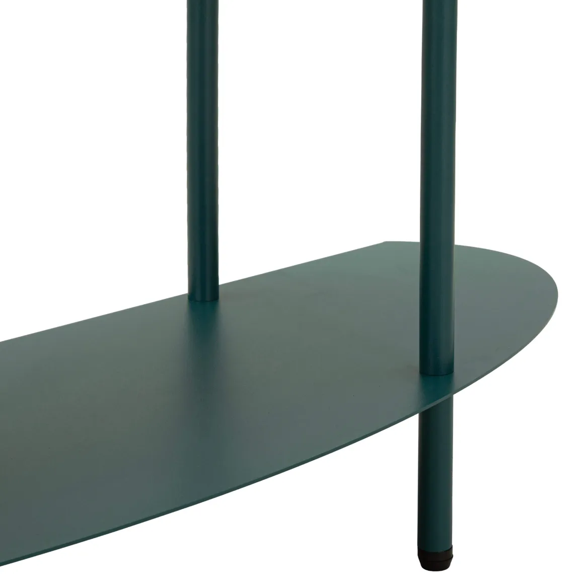Consolle > Dmora Consolle 4 Ripiani Colore Ripiano Verde 10x42x132h cm, Sfumatura Colore Struttura Ottanio - Gamisi Verde Ottanio