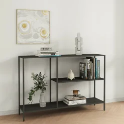Consolle > Dmora Consolle 120x30x80h cm ardesia - Vaprio Grigio Ardesia