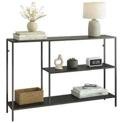 Consolle > Dmora Consolle 120x30x80h cm ardesia - Vaprio Grigio Ardesia