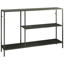 Consolle > Dmora Consolle 120x30x80h cm ardesia - Vaprio Grigio Ardesia
