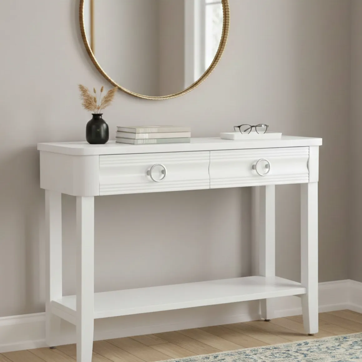 Consolle 110x40x82h cm bianco - Bakar