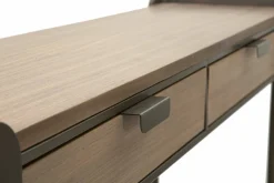 Consolle 120x31x72h cm grigio e marrone - Franz