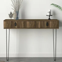 Consolle > Dmora Consolle 120x36x90h cm noce - Erick Marrone Noce