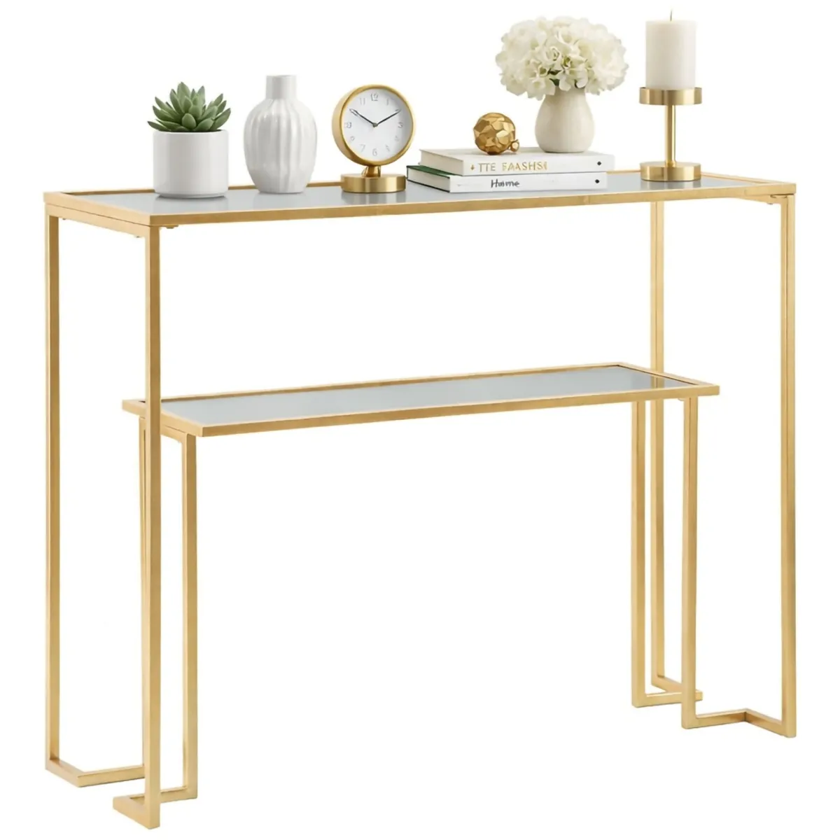 Consolle > Dmora Consolle 100x35x80h cm - Jackson Oro