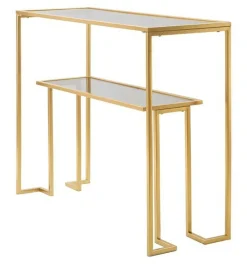Consolle > Dmora Consolle 100x35x80h cm - Jackson Oro