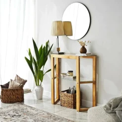 Consolle 85x31x85h cm quercia - Barga